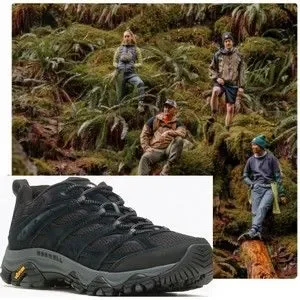 Merrell Shoes Merrell Moab 3 Black Waterproof Vibram Tc5